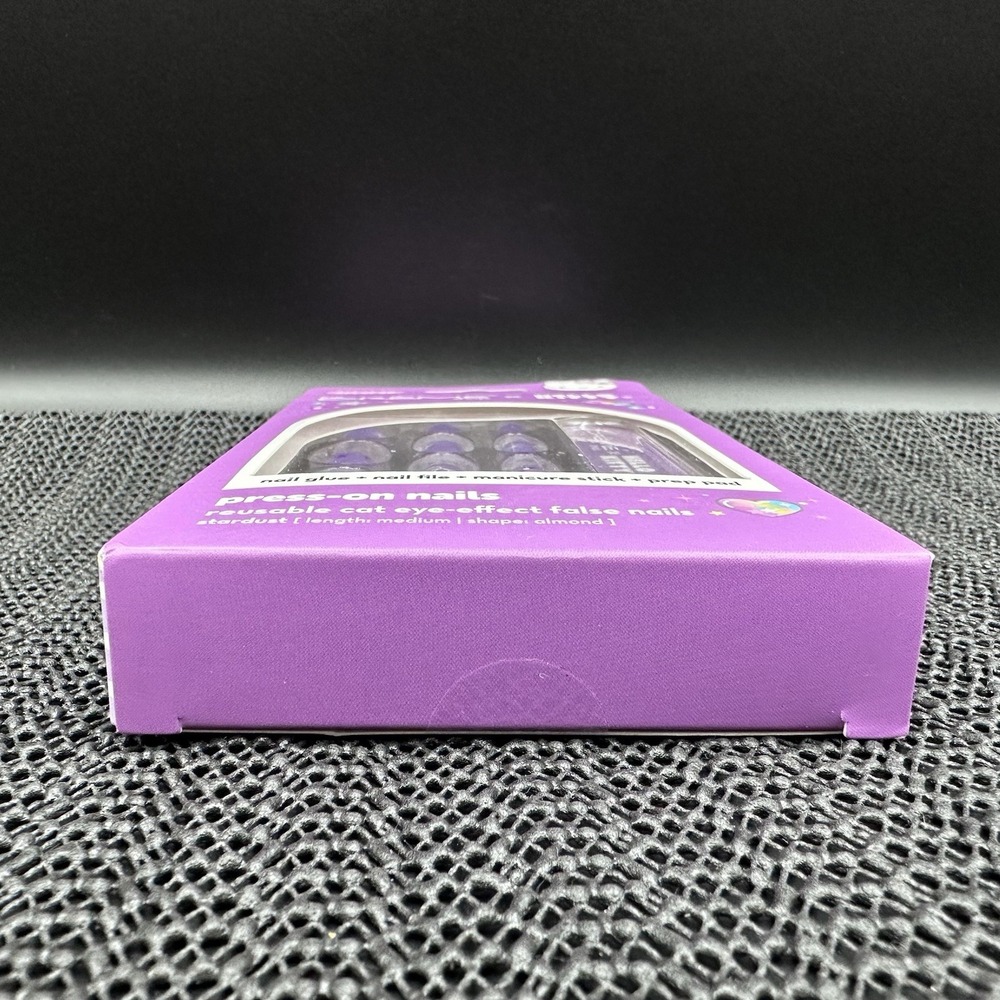 The Crème Shop Hello Kitty Set Of 28 Press On Nails Purple Almond - Picture 3 of 7